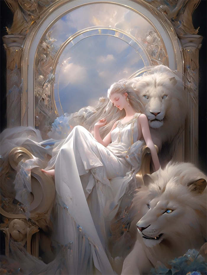 狮子座女与白羊座女